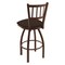 Holland Bar Stool Co 30" Swivel Bar Stool, Bronze Finish, Rein Coffee Seat 81030BZ025 - alternate 3